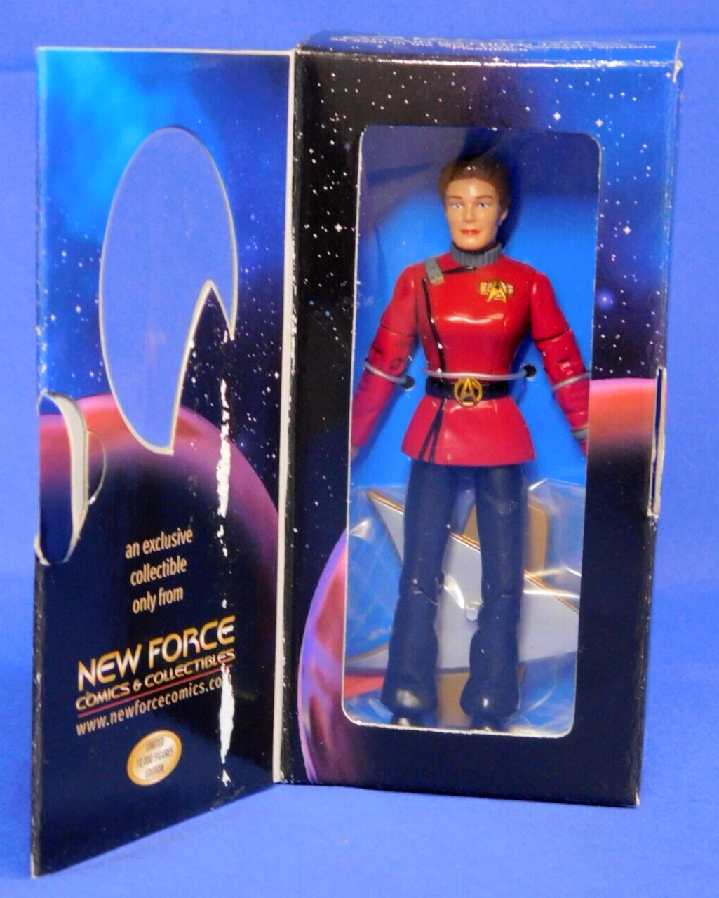 STAR TREK VOYAGER CAPTAIN JANEWAY FLASHBACK NEW FORCE FIGURE EXCLUSIVE PLAYMATES