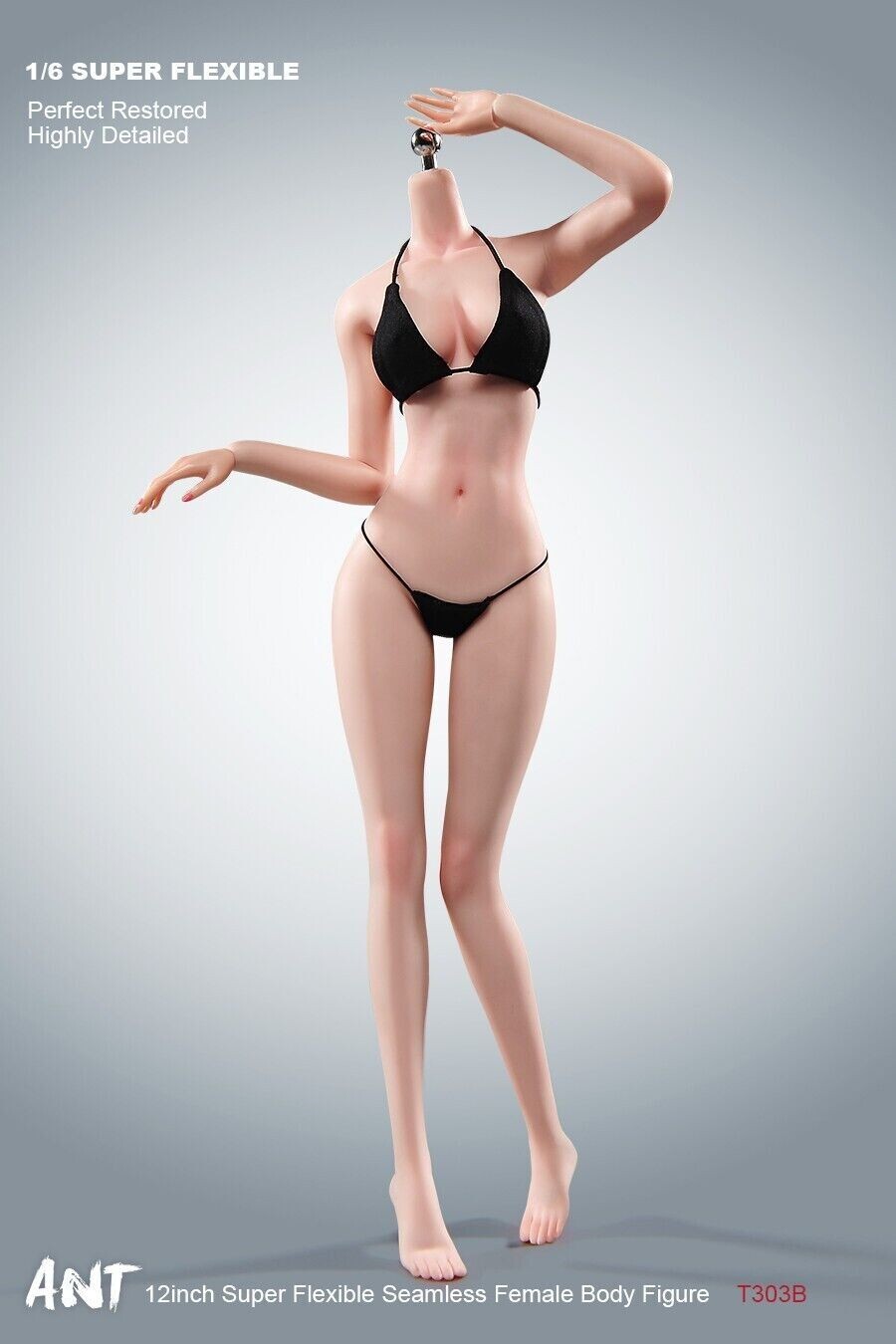 US T303 1/6 Makeup Physiological Details Seamless Body 12&Prime;Female Big Bust Figure