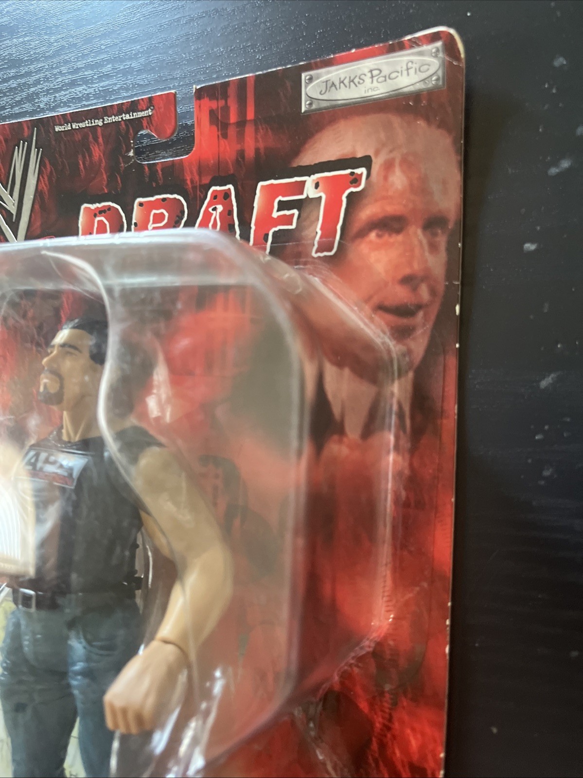 WWE Draft RAW Bradshaw Limited Edition Wrestling Action Figure 2002 JAKKS New