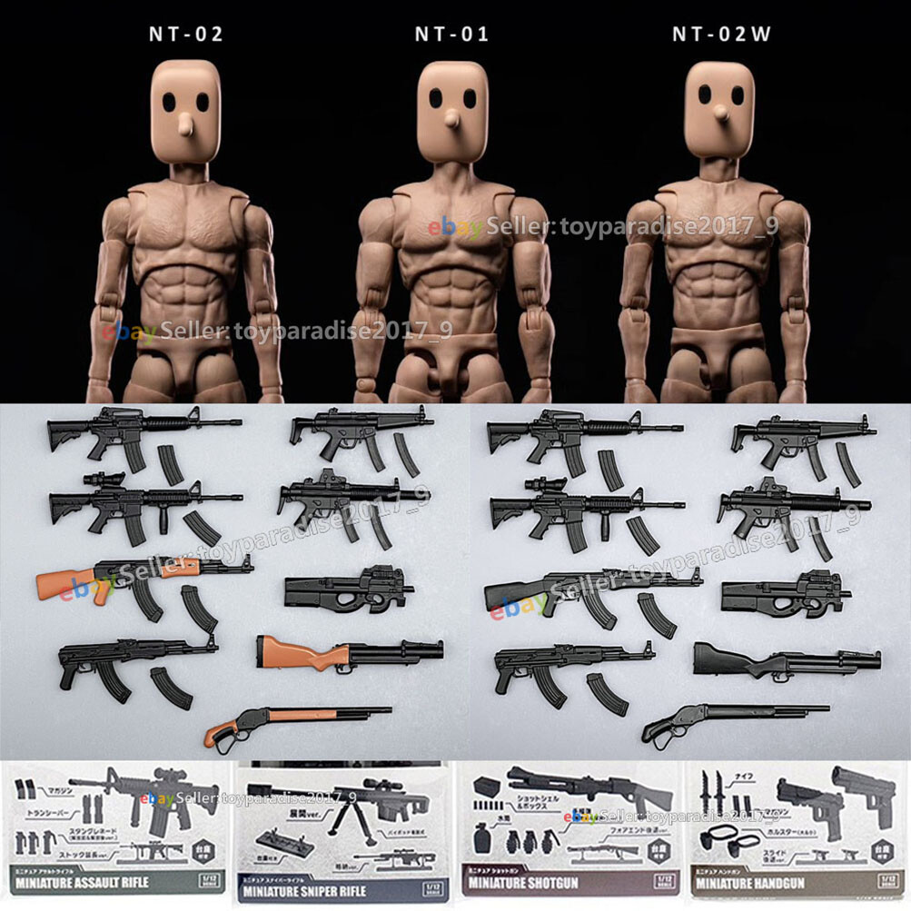 1/12 Body Male Notaman NT-01 Yamada ZYTOYS 1/12 6&Prime; Action Figure Dolls Weapon