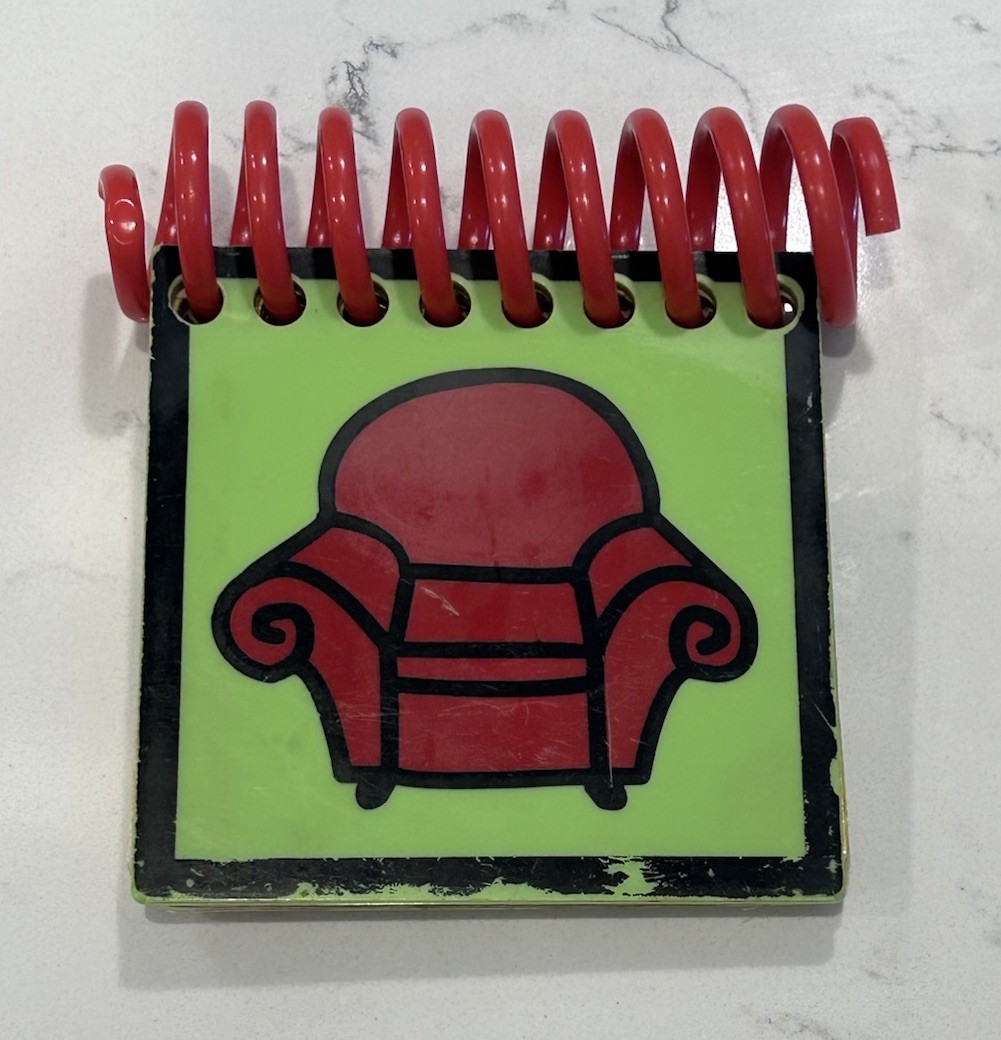 Vintage 1998 Blues Clues Handy Dandy Notebook Wipeable Pages Viacom