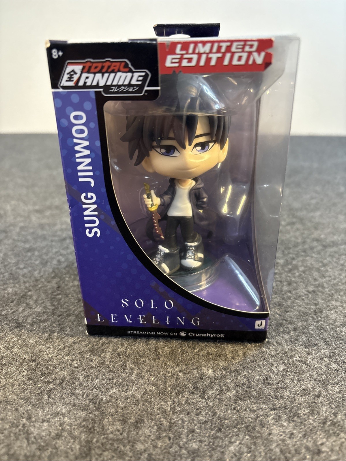 Cute 4-Inch Sung Jinwoo Kawaii Figure with Display Base – Playable & Displayable