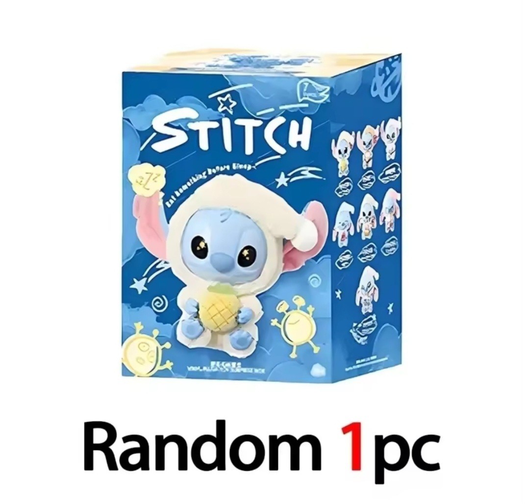 Stitch Eat Something Before Sleep Series Vinyl Figure Confirmed Blind Box