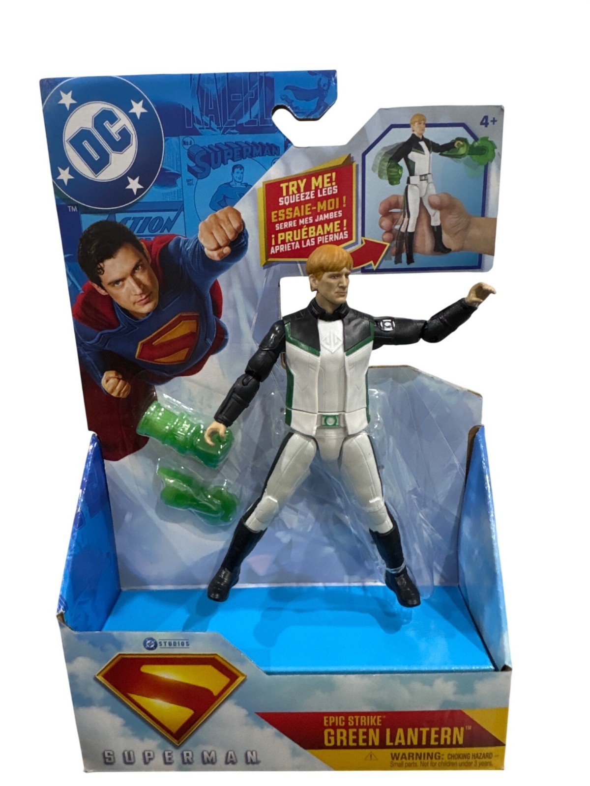 DC Epic Strike Green Lantern Action Figure Superman Series 4+ Years Articulated