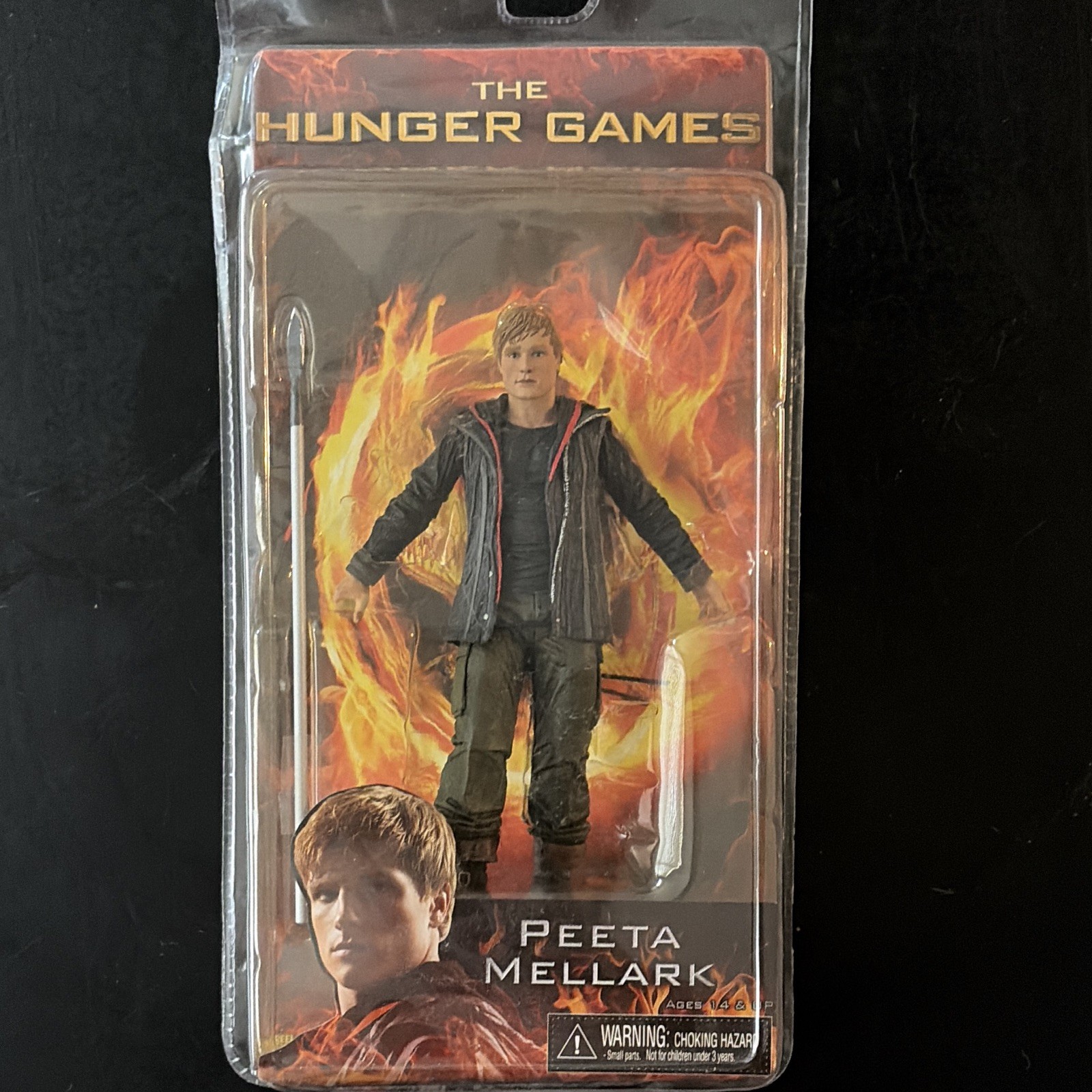 NECA The Hunger Games Peeta Mellark Action Figure 2012 Boxed
