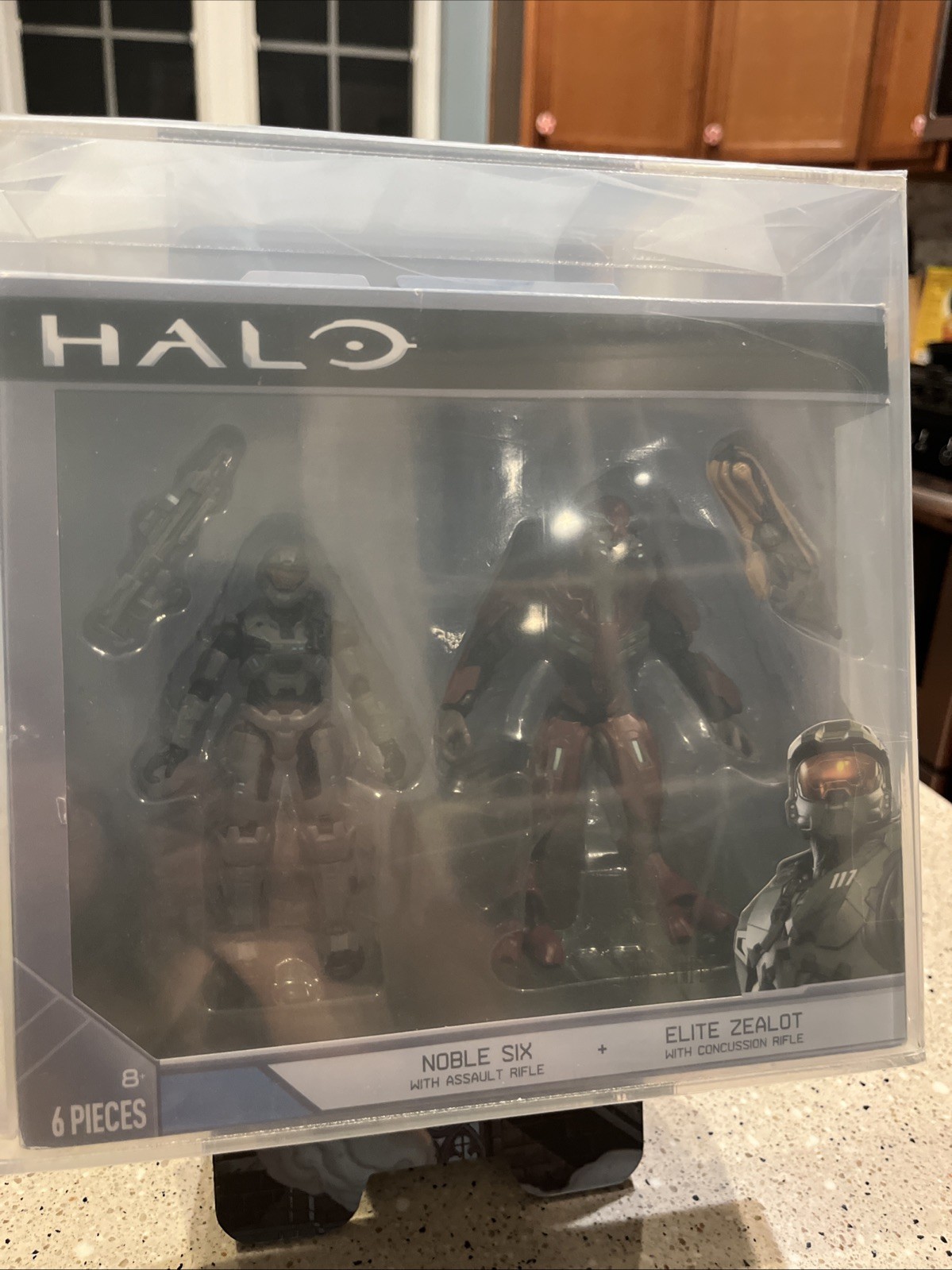 2022 Jazwares Halo Mk V CE Blue Fallout FFP Prototype CAS 75 Action Figure