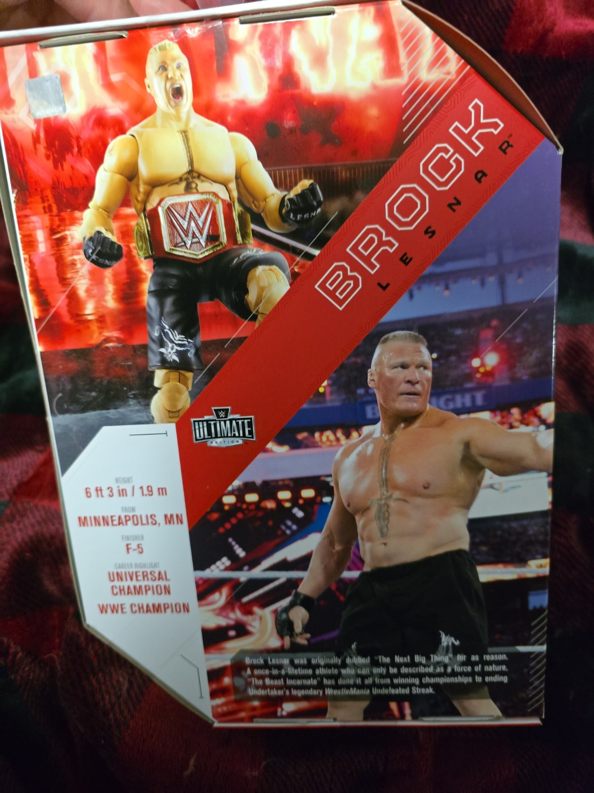 WWE Ultimate Edition Brock Lesnar Suplex City Action Figure NIB Mattel