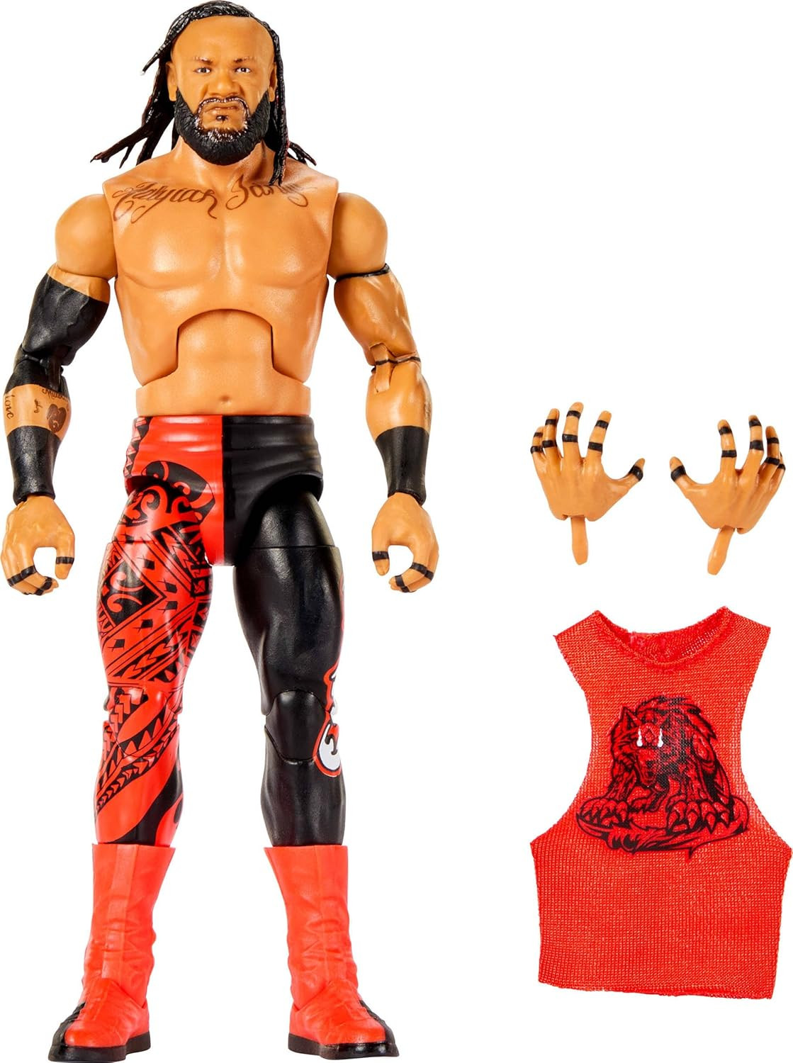 WWE Elite Action Figure & Accessories, Series #125 Set, 6-Inch Collectible Jacob