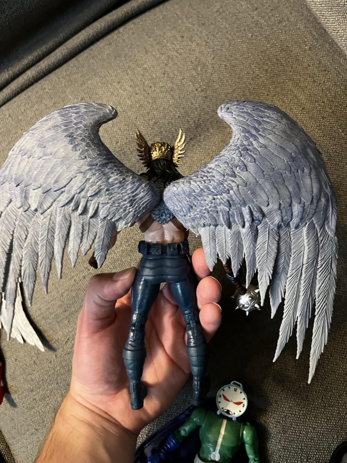 Loose Mcfarlane DC Multiverse Zero Hour Hawkman Figure c desc