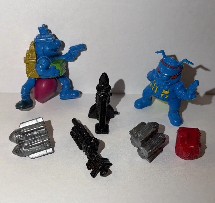 Hasbro Army Ants Blue General Mc Anther Sneaky Blowtorch Mortar Accessories