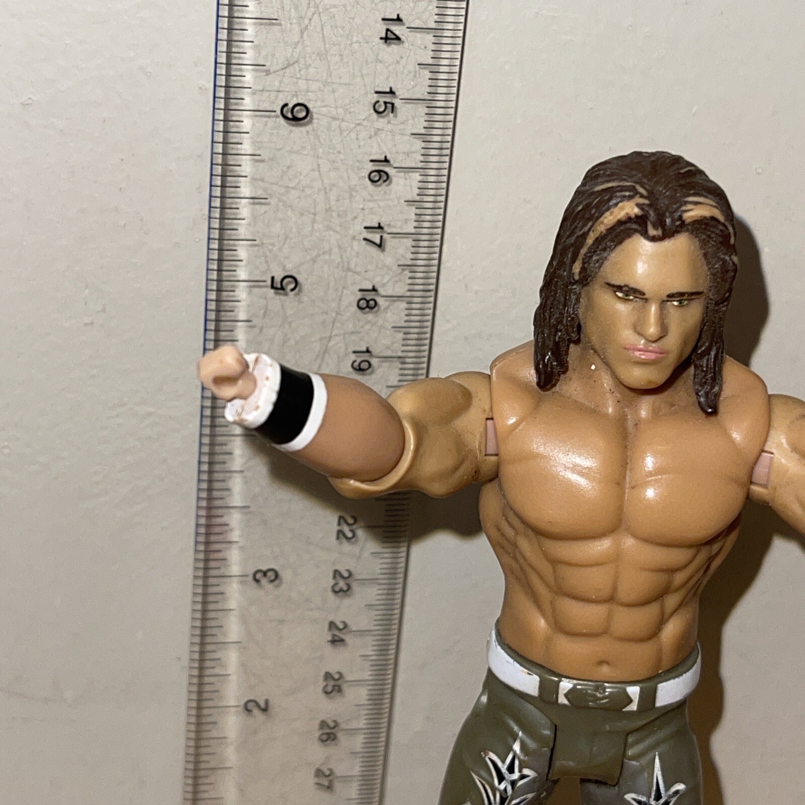2010 WWE Johnny Nitro /John Morrison Silver Pants 6” Wrestling Figure Figurine