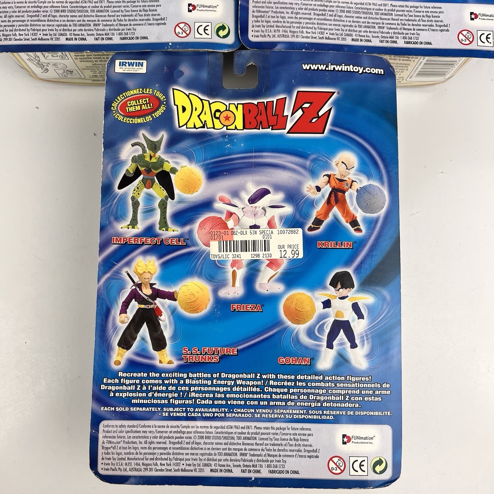 Dragon Ball Z SS FUTURE TRUNKS GOHAN KRILLIN FRIEZA IMPERFECT CELL Figures
