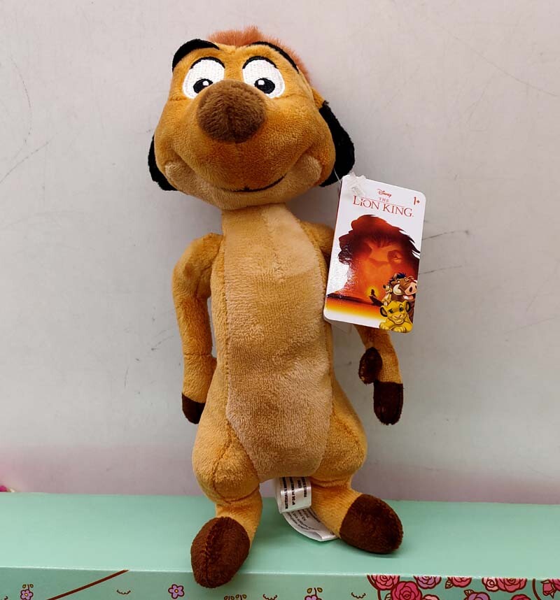 OFFICIAL DISNEY THE LION KING Timon Meerkat 20cm SOFT TOY PLUSH TEDDY NEW