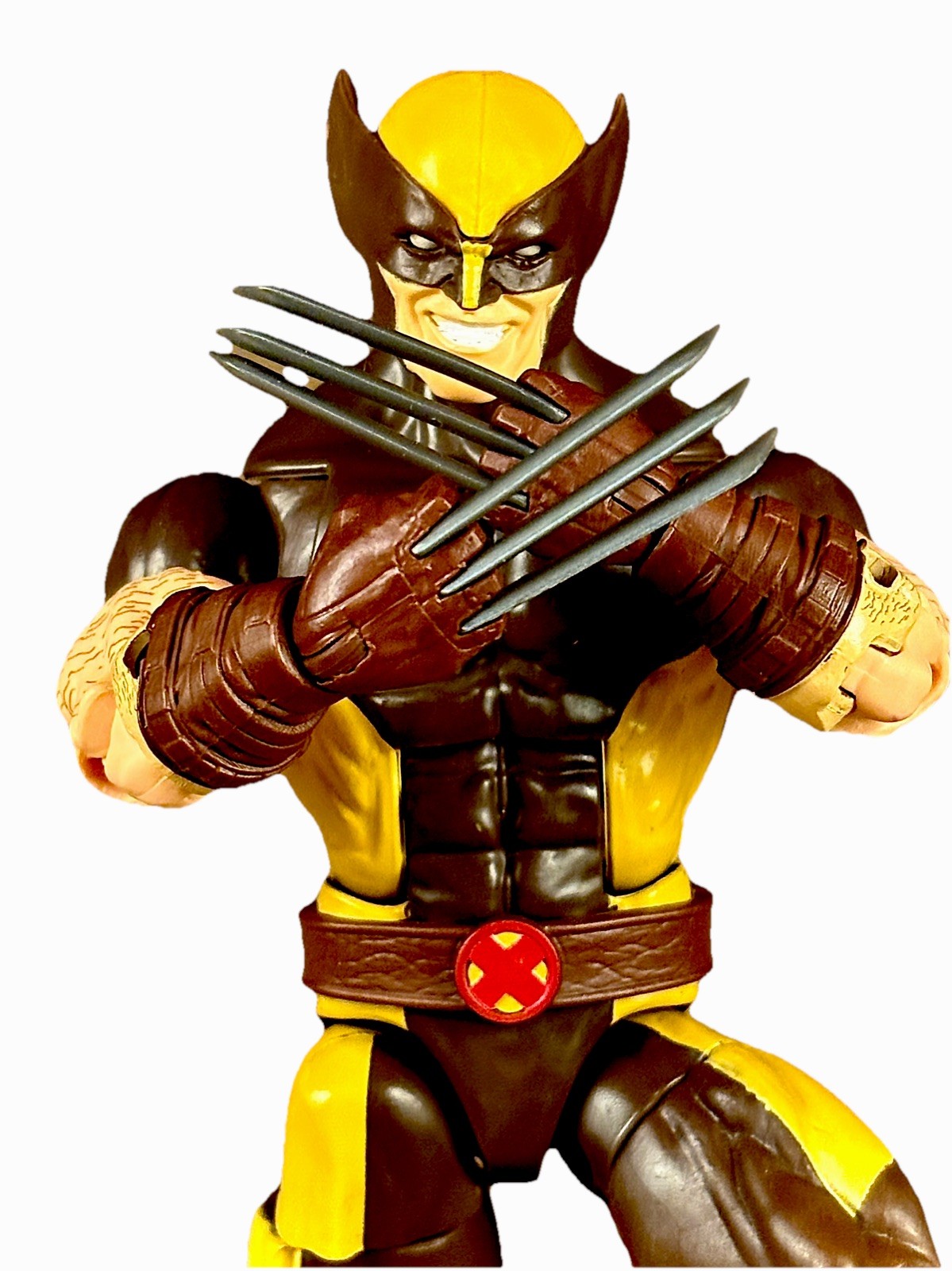 X-Men Hasbro Wolverine Brown Suit House of X Marvel Legends Figure COMPLETE !!!