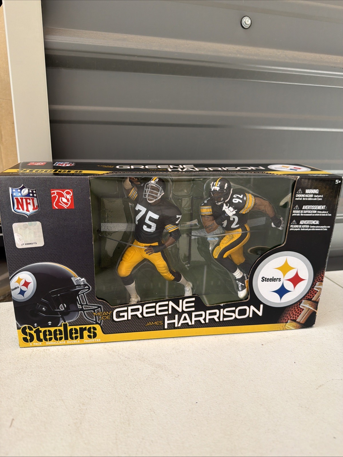 McFARLANE SPORTS PICKS Mean Joe Greene & James Harrison Action Figure 2-Pack