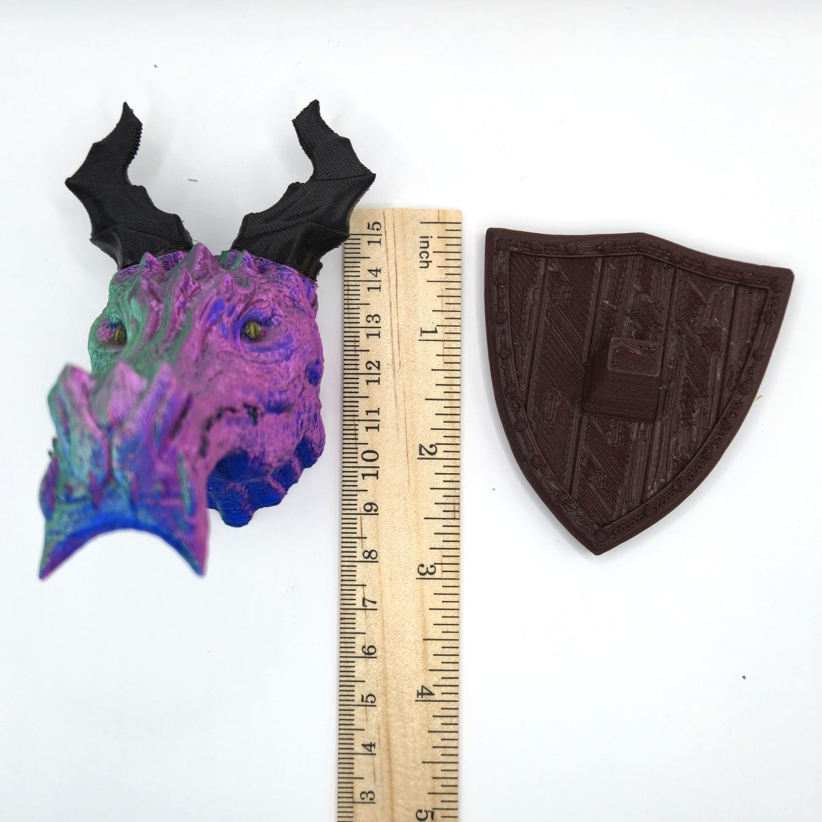False Dragon Head Fantasy Trophy Collector Figure 3D Printed Handmade toy Gift