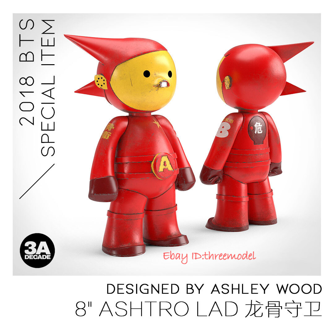 ThreeZero 3A Toys 2018 BTS Special Item Ashtro LAD Action Figure In Stock Used