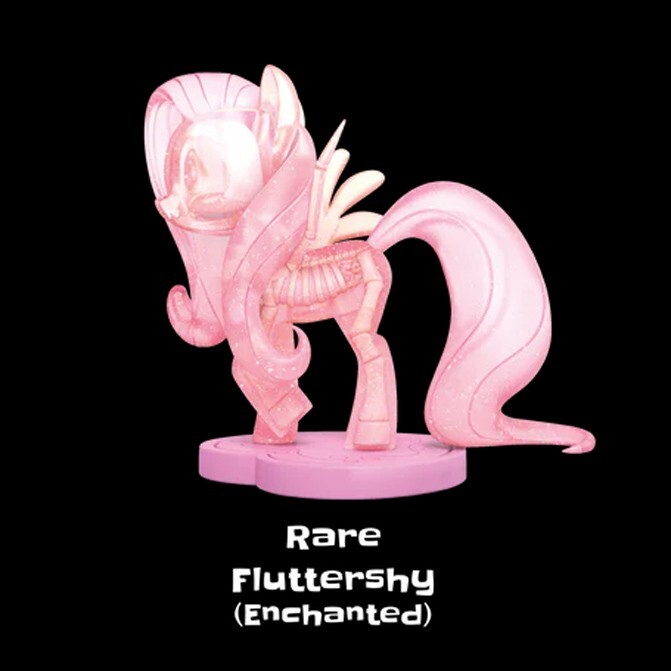 Mighty Jaxx Freenys Hidden Dissectibles My Little Pony Fluttershy Enchanted RARE