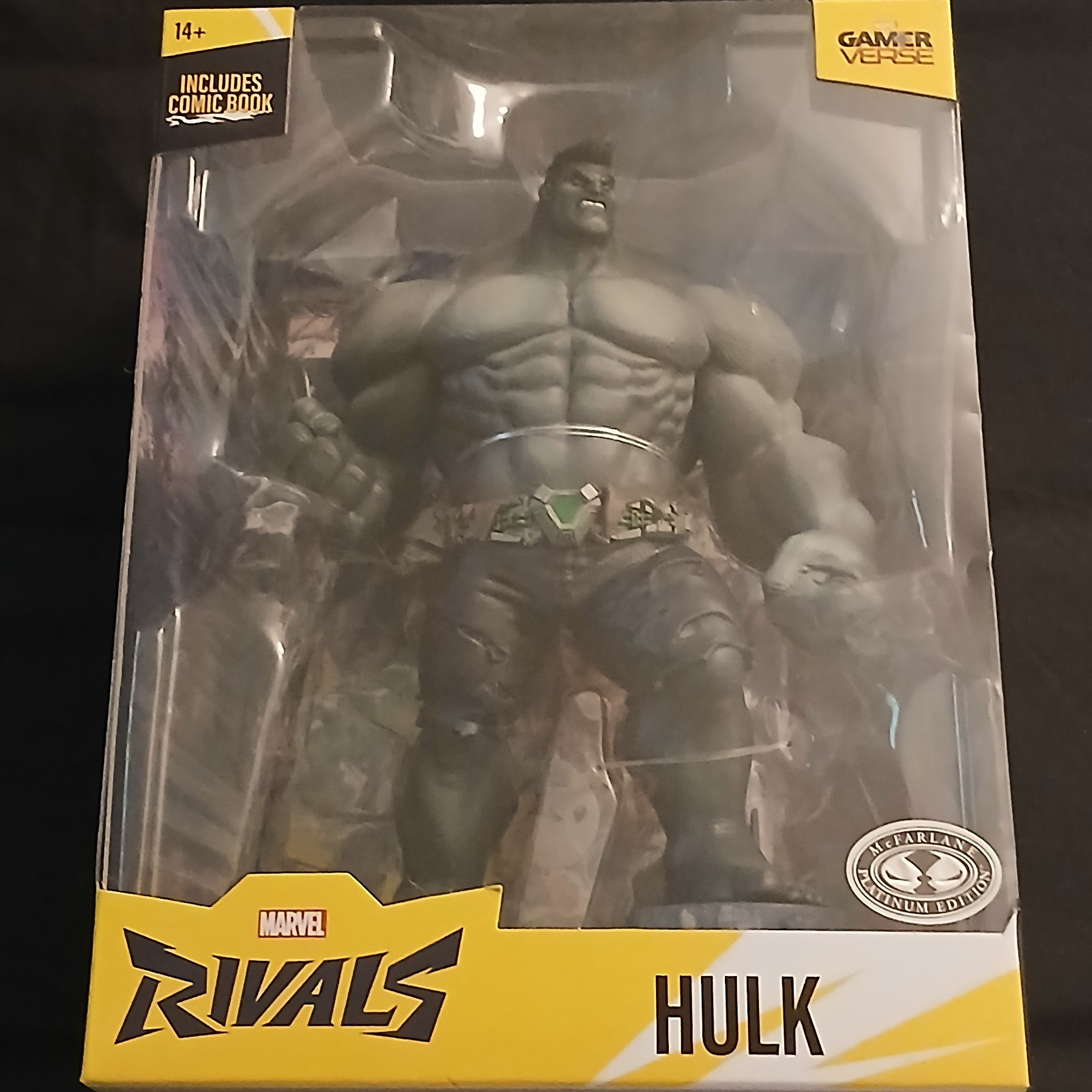 Marvel Rivals Gamer Verse Grey Hulk McFarlane Platinum Edition 1:6 Statue New