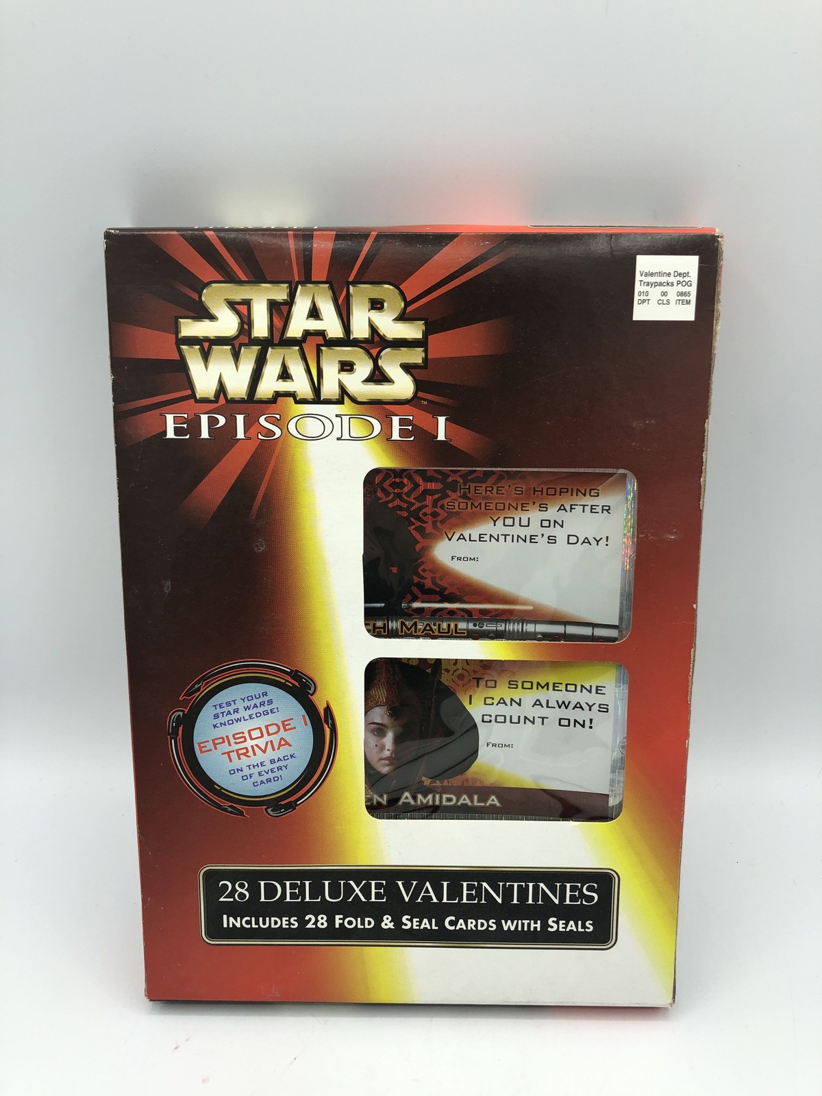 Star wars holographic holofoil valentines cards