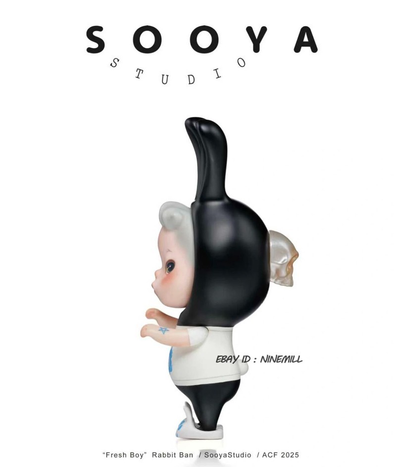 Sooya Studio « Fresh Boy » Rabbit Ban ACF 2025 Limited Statue Tidal Current