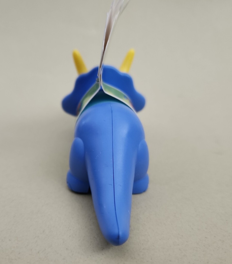 Triceratops Spring Cool Dinosaur Bady Cam Stretch Flashy Lights Up Blue