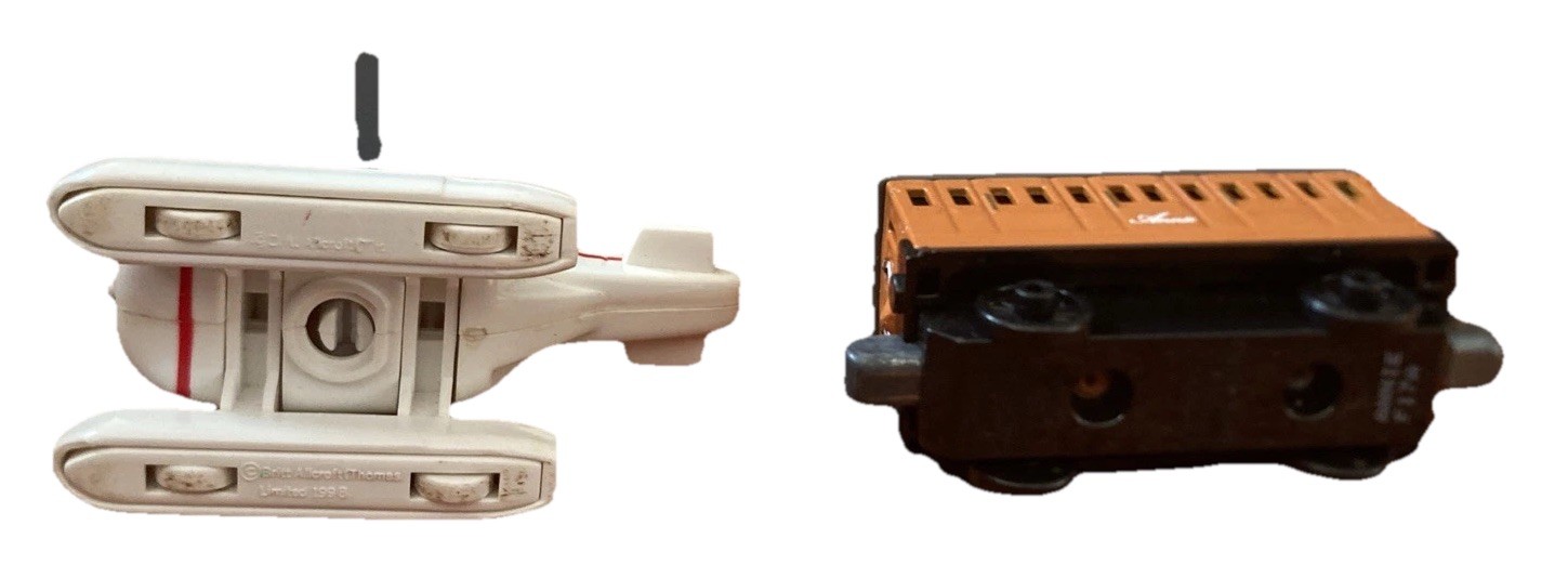 *Thomas* The Train—4 Pieces Transportation Vehicles—Emily, Byron, Harold, Annie