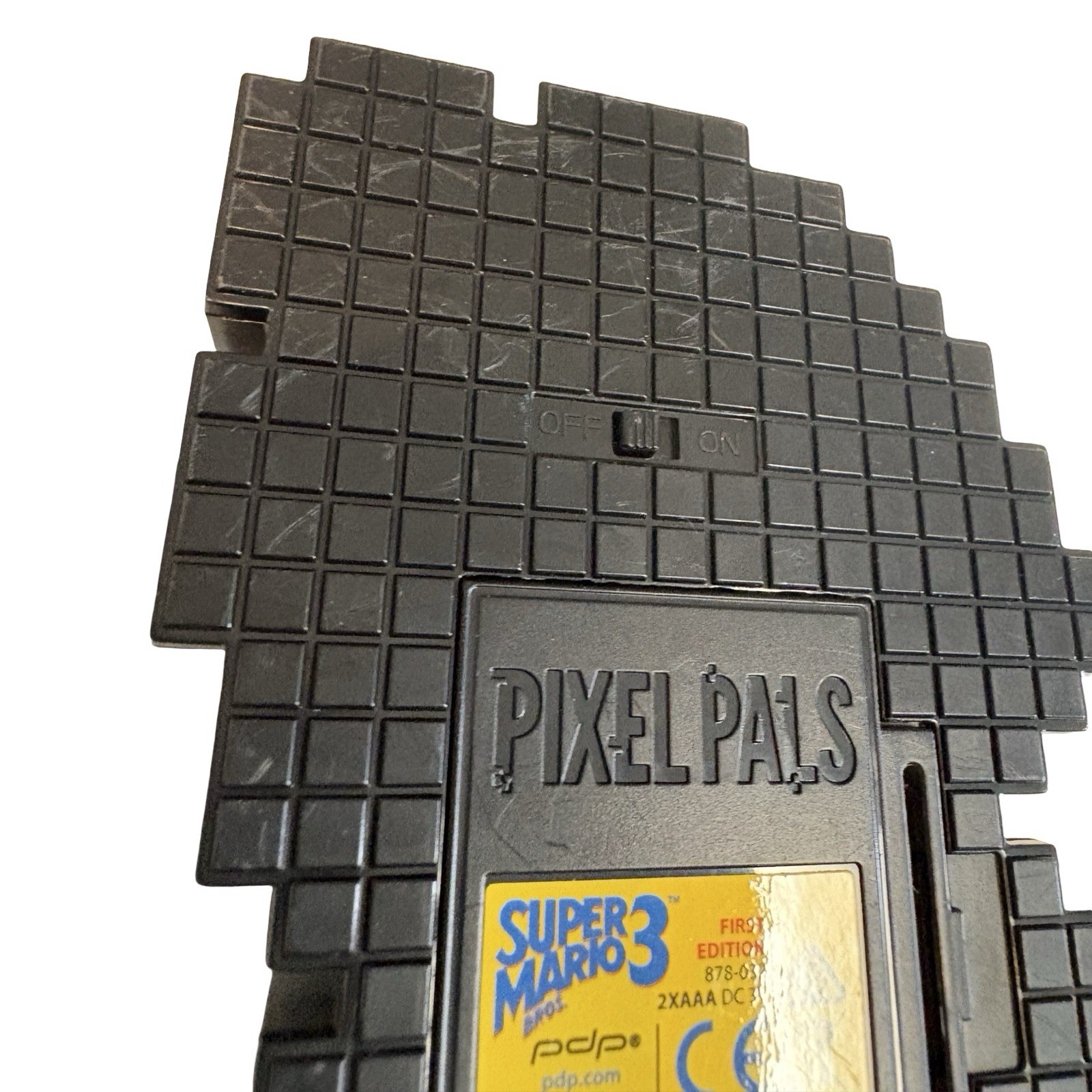 Pixel Pals PDP MARIO Lights Up With 2AAA Batteries