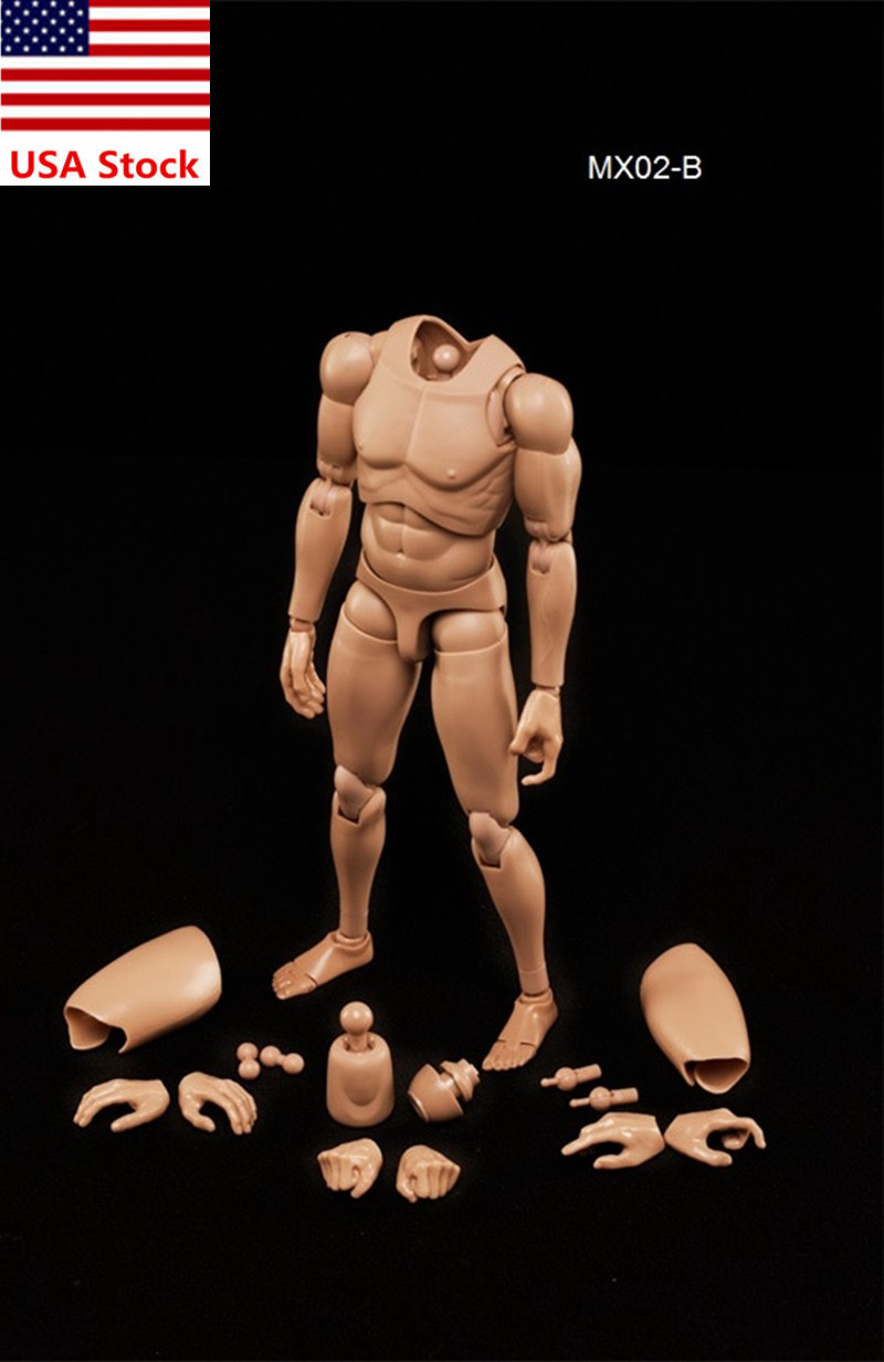 1/6 MX02-B Asian Skin Male Action Figure Body Flexible Soldier 12 »Figure Doll