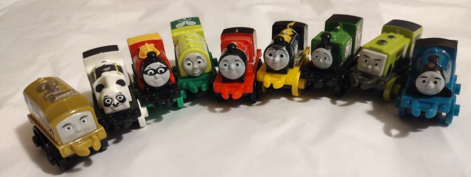 2014 Gullane Thomas The Tank Engine & Friends Mini Die Cast Train Lot 9 Engines