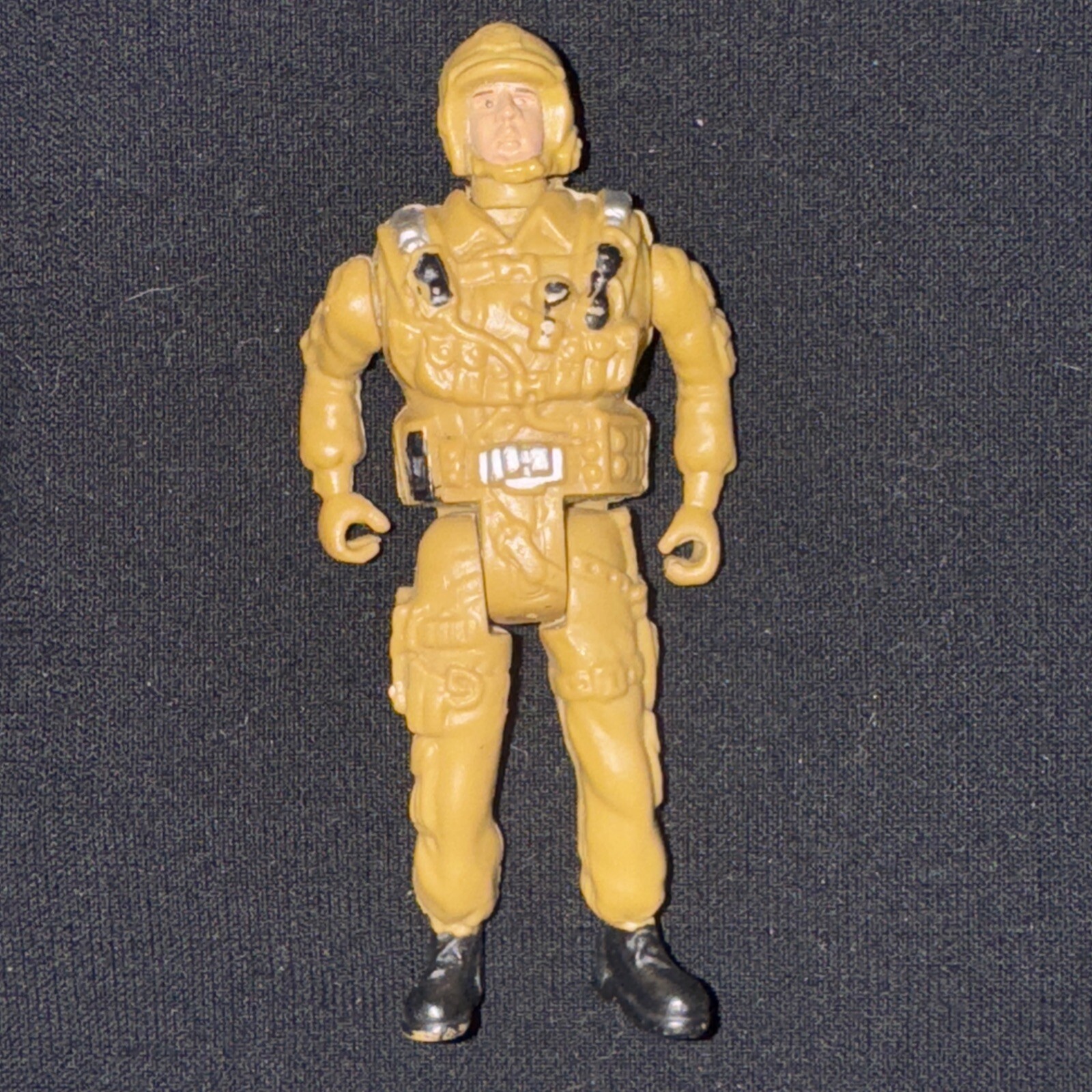 3.75&Prime; Desert Storm Soldier Trooper Poseable Action Figure Unbranded GI Joe Clone