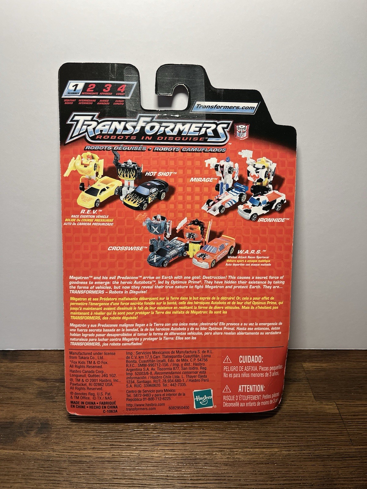 Transformers MOSC RID Hot Shot and R.E.V. 2 Pack