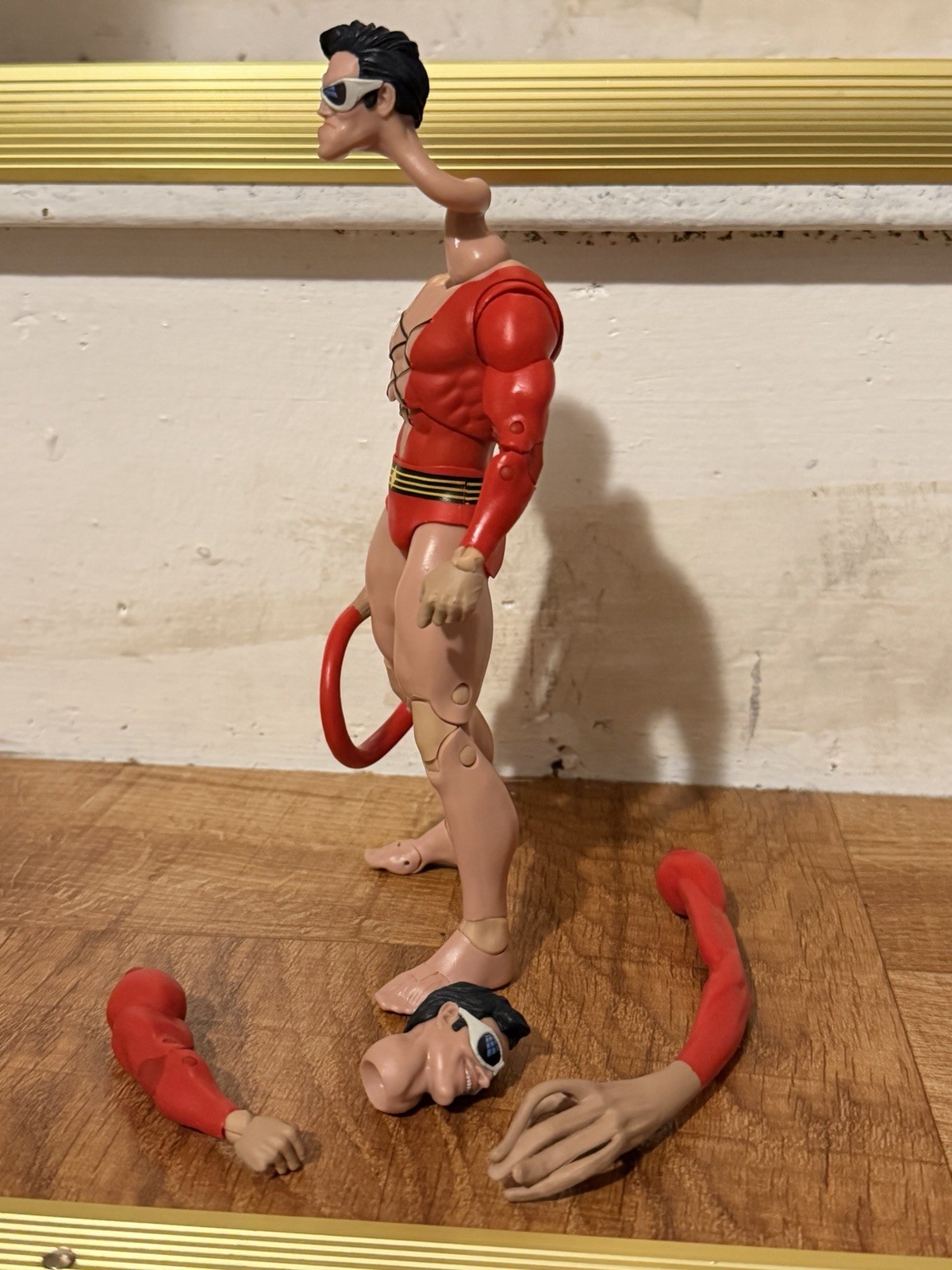 McFarlane DC Multiverse Plastic Man BAF 100% Complete JLA 7&Prime; Action Figure Rare