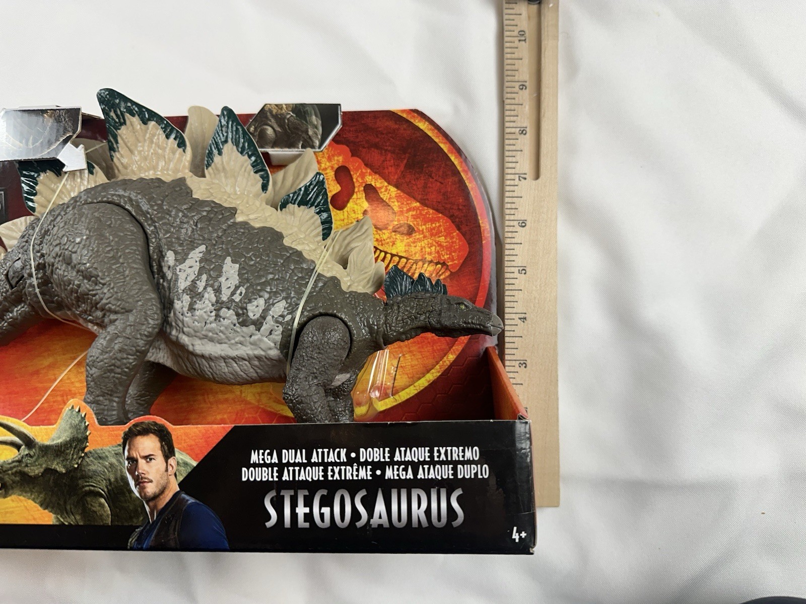 Jurassic World Mega Dual Attack STEGOSAURUS Action Figure 15&Prime; Dino Rivals 2019