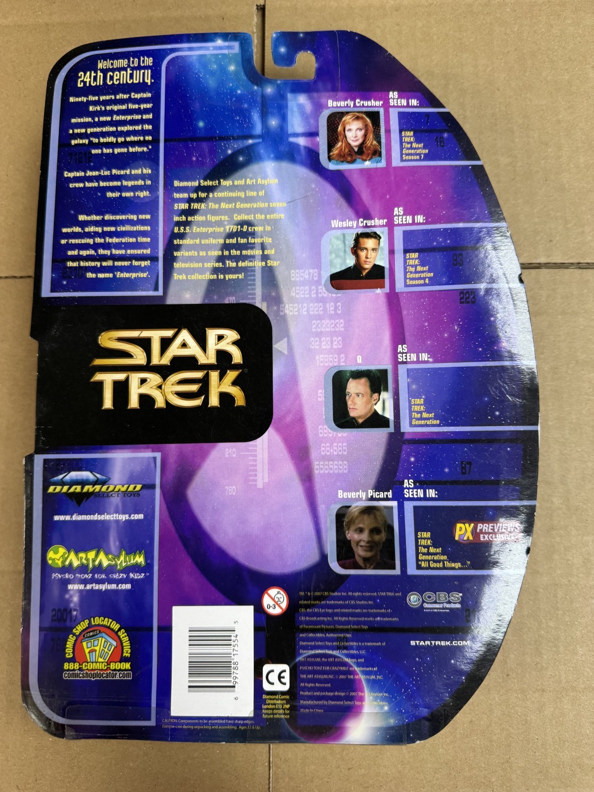 Star Trek The Next Generation Captain Beverly Picard Action Figure New Sealed