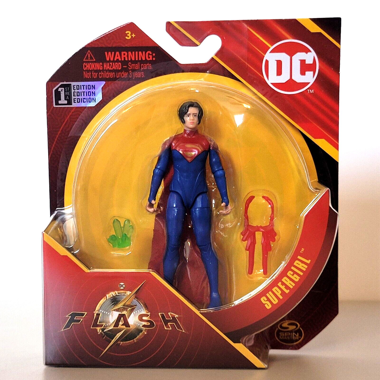 SUPERGIRL Sasha Calle 3.75&Prime; Figure DC Comics Spin Master The Flash 1st Edition