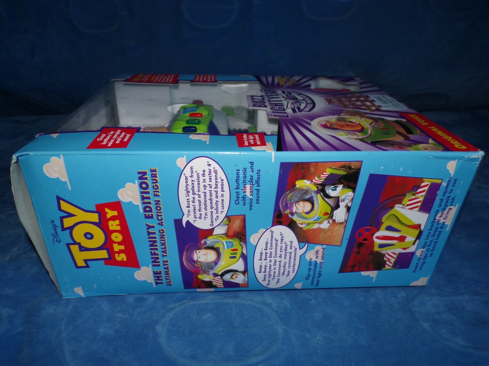 Buzz Lightyear The Infinity Edition Ultimate Talking action figure NIOP 1998