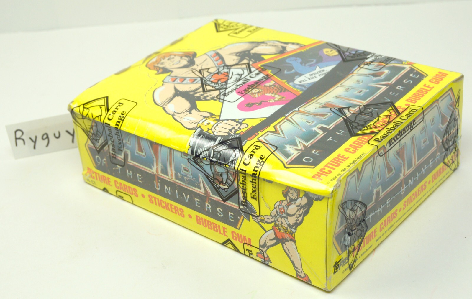 MOTU, He-Man Trading Cards, Masters of the Universe, sealed packs, Topps, BBCE