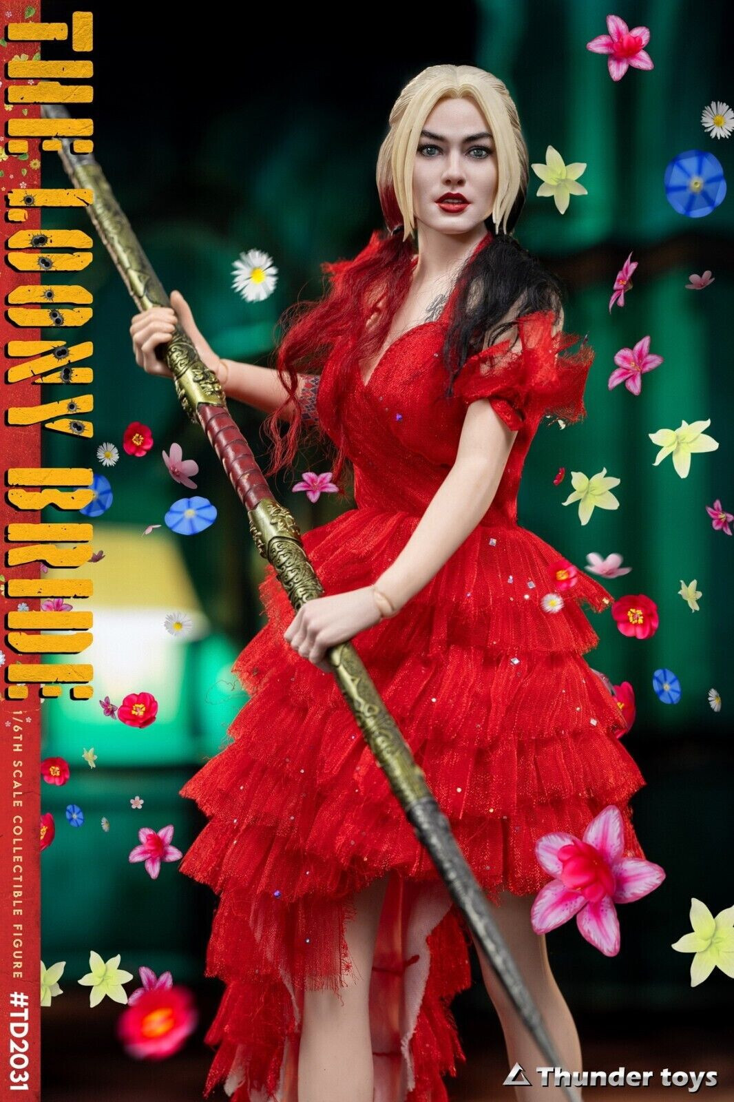 New Thunder Toys TD2031 1/6 Crazy Bride Harley 12&Prime; Figure in stock