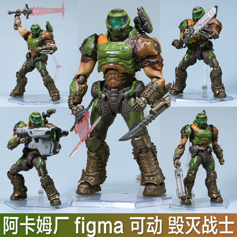 US Stock Figma SP-140 Doom Eternal Slayer PVC Action Figure Model Boxed Statue