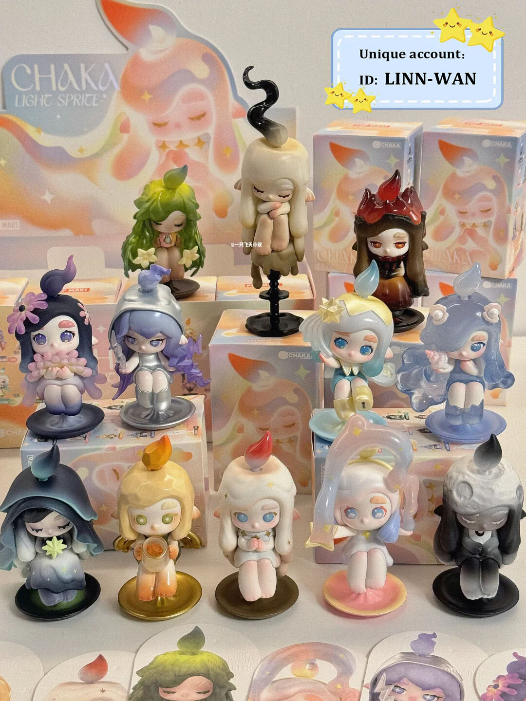Authentic Chaka Light Sprite Series Blind Box Confirmed Figures Art Toy Gift
