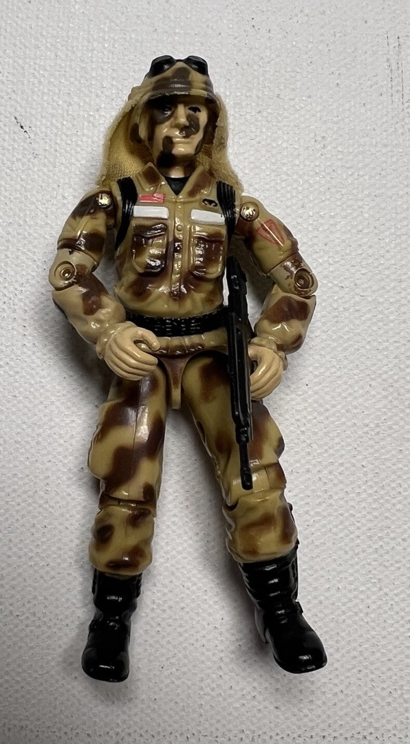 VINTAGE 1984 GI JOE ARAH V1 Dusty Desert Trooper 3.5 Inch
