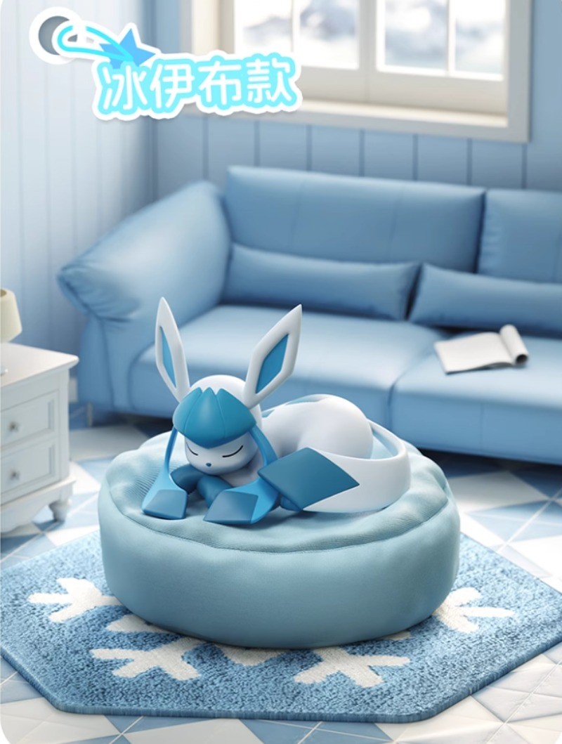 Authentic Pokemon Eevee sleeping position Series Blind Box Toy Figure NEW HOT