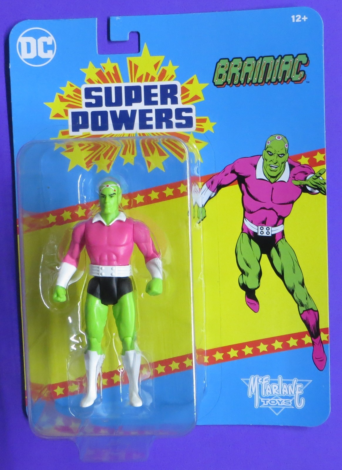 LOOSE MCFARLANE SUPER POWERS LOT SET BLUE BEETLE BRAINIAC NIGHTWING BOOSTER GOLD