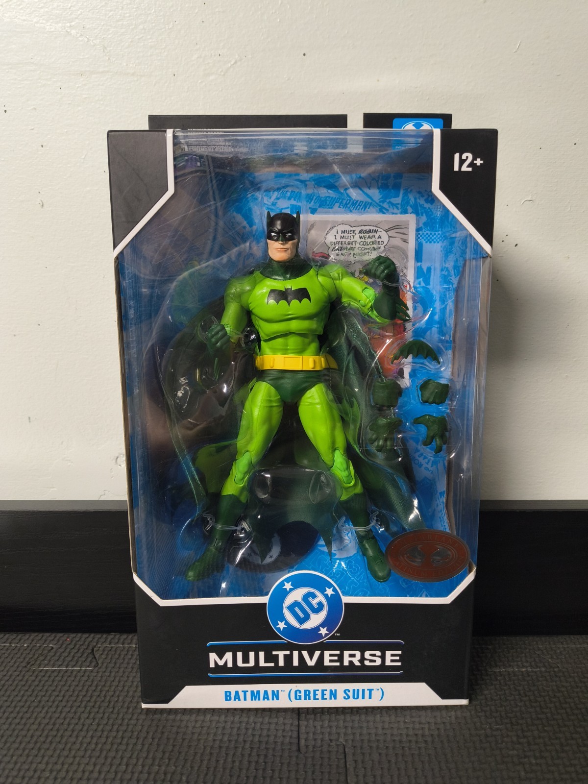 Batman Green Suit Platinum Chase — DC Multiverse McFarlane Toys NEW