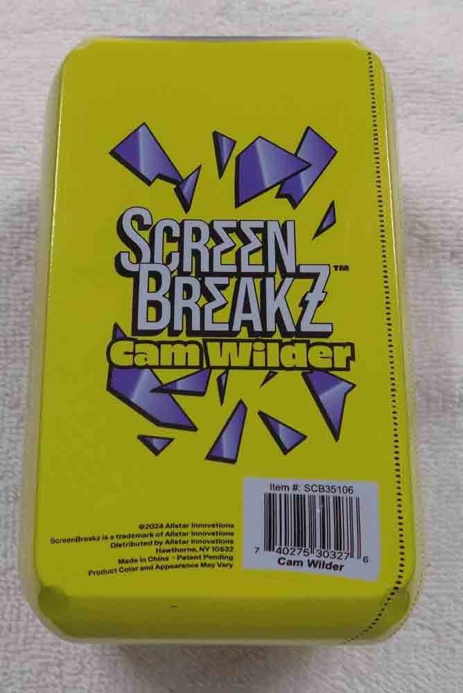SCREENBREAKZ CAM WILDER * Yellow Wrapped Packaging * NEW * FREE SHIPPING