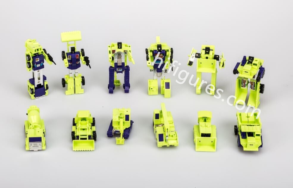 Transformers G1 Constructicon Devastator Figures With Box, Re-Issue Ver. Toys