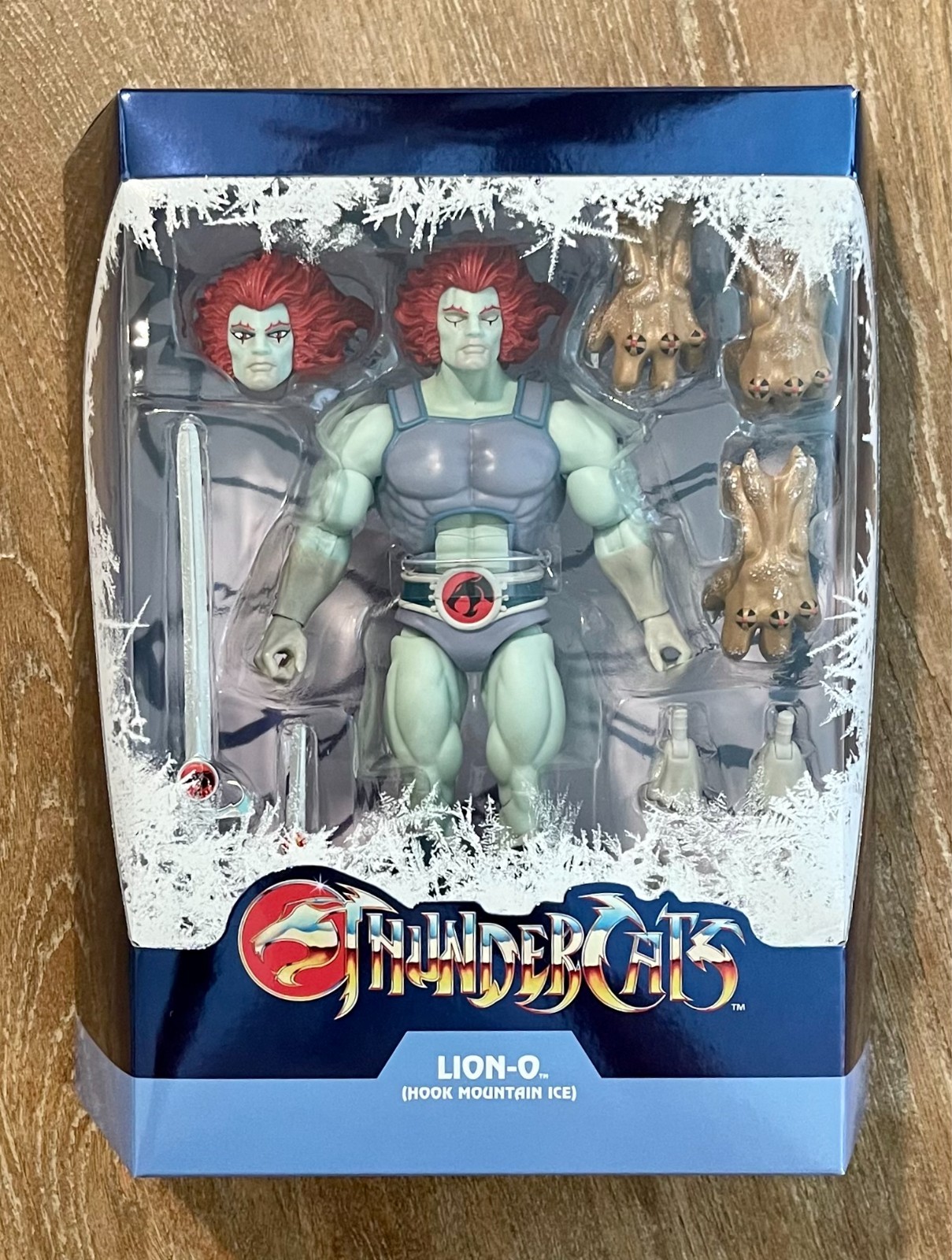 Super7 Thundercats Ultimates Lion-O Hook Mountain Ice Figure 2022 SDCC Exclusive