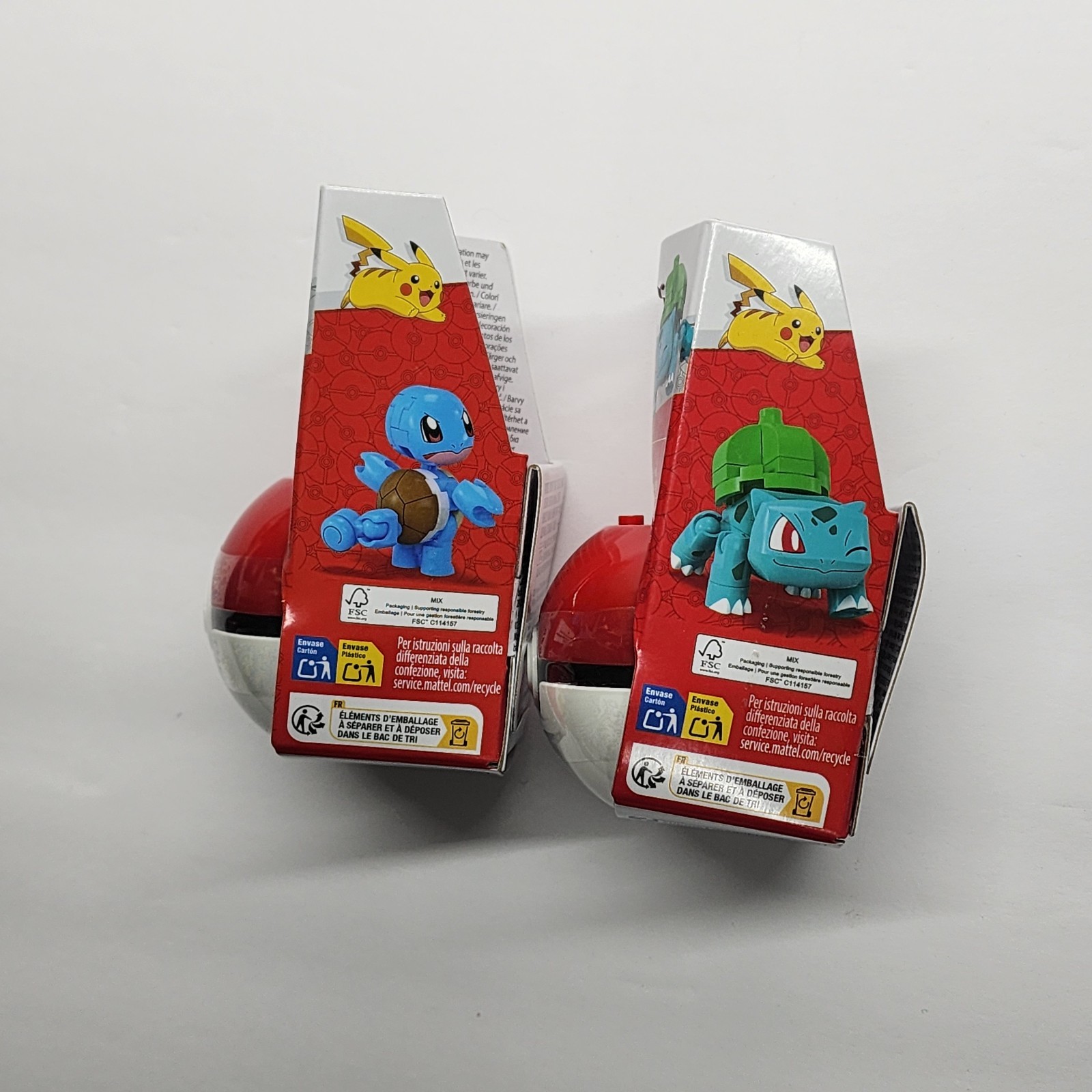 MEGA Pokemon Squirtle & Bulbasaur (JCT34 & JCT36) New In Box