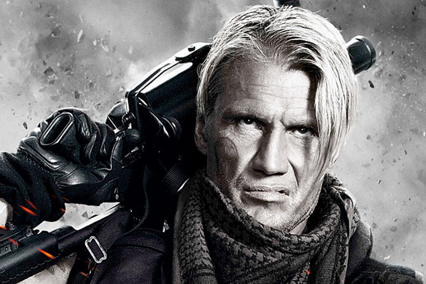 V-53 DOLPH LUNDGREN « EXPENDABLES » RESIN UNPAINTED HEAD SCULPT 1/6 scale.